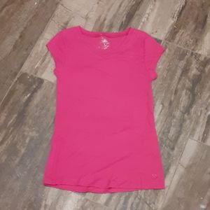 Justice size 12 pink v-neck top